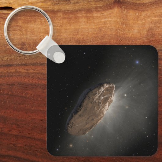 Das Wayward Interstellar Objekt Oumuamua. Schlüsselanhänger (Vorderseite)