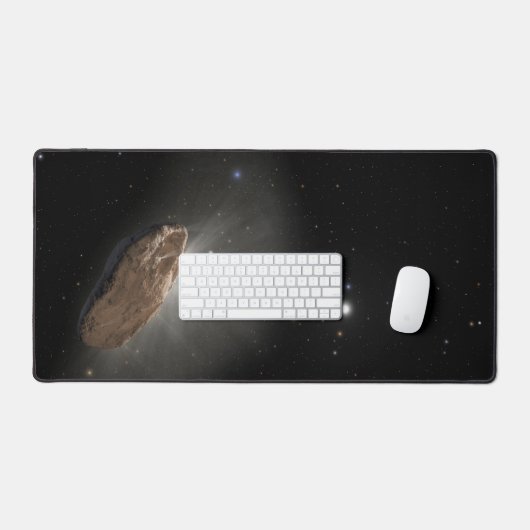 Das Wayward Interstellar Objekt Oumuamua. Schreibtischunterlage (Tastatur & Maus)