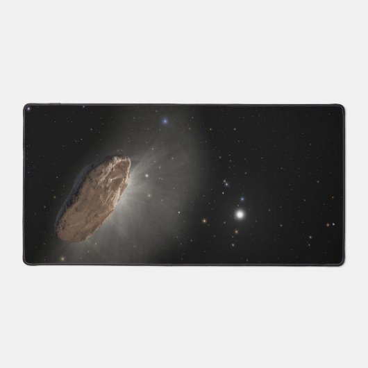 Das Wayward Interstellar Objekt Oumuamua. Schreibtischunterlage (Vorderseite)
