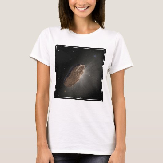 Das Wayward Interstellar Objekt Oumuamua. T-Shirt (Vorderseite)