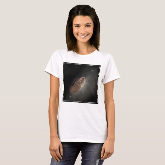 Das Wayward Interstellar Objekt Oumuamua. T-Shirt (Vorne ganz)