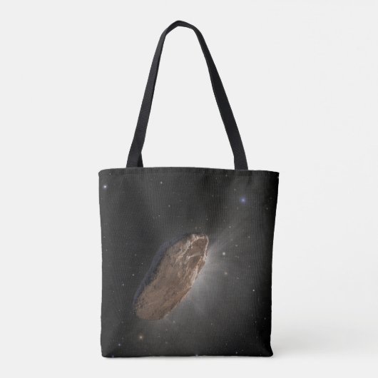 Das Wayward Interstellar Objekt Oumuamua. Tasche (Rückseite)
