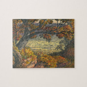 Das Weald von Kent, c.1827-28 (w/c u. Gouache auf Puzzle