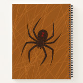 Das Web-Spiral-Notebook der Spinne Notizbuch (Rückseite)