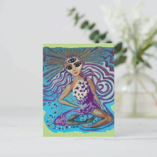 Das Wecken Postkarte (Stehend Vorderseite)