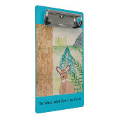 Das Weidehirsche im Wald Mini Klemmbrett (Schrägansicht)