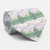 Das Weihnachten der Vögel Krawatte (Gerollt)