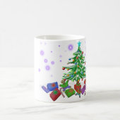 das Weihnachten des Froggys Kaffeetasse (Mittel)