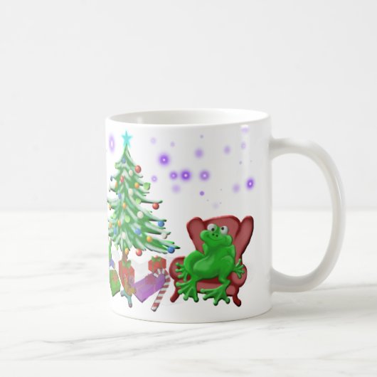 das Weihnachten des Froggys Kaffeetasse (Rechts)