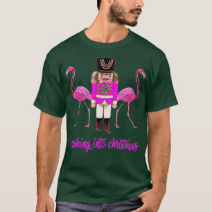 das Weihnachten Flamingo Rosa Nussknacker zermalme T-Shirt