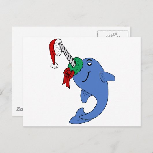 Das Weihnachten Narwhal (Vorne/Hinten)