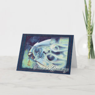 Das Weihnachten-Weihnachtskarte der Aurora helle Feiertagskarte