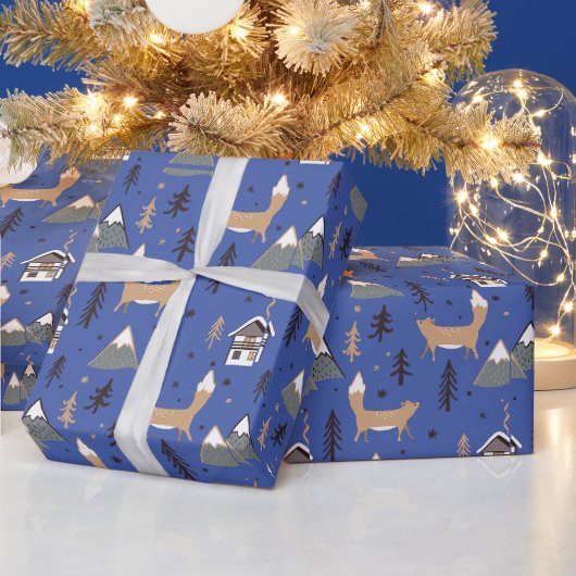 Das weihnachtliche Fox-Musterpapier Geschenkpapier (Feiertage)