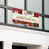 Das weihnachtliche weiße Ereignis des Workshops Banner (Äußeres Gebäude)