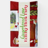 Das weihnachtliche weiße Ereignis des Workshops Banner (Vertikal)