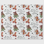 Das Weihnachtsangebot Weihnachtslicht Mistletoe Geschenkpapier (Flach)
