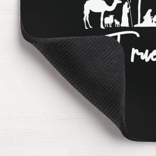 Das Weihnachtsbaby Mousepad (Ecke)