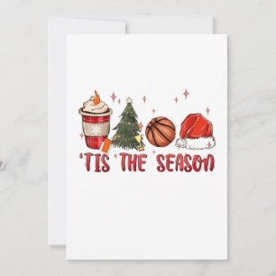 Das Weihnachtsbasketball der Weihnachtszeit Einladung