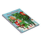 Das Weihnachtsbaum-Notebook Notizblock (Rechte Seite)