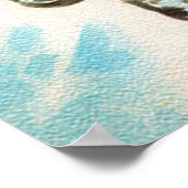 Das Weihnachtsbaum-Poster bekommen Poster (Ecke)