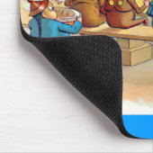 Das Weihnachtsessen der Brownie Mousepad (Ecke)