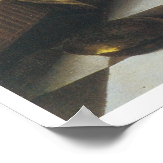 Das Weihnachtsfest, 1664 Jan Steen Poster (Ecke)