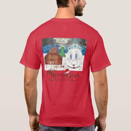 Das Weihnachtsfest 2024 im Glen-Shirt T-Shirt (Rückseite)