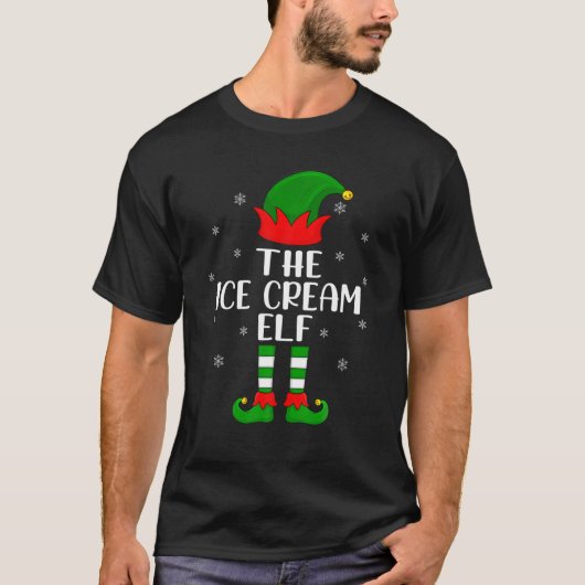 Das Weihnachtsfest der Eiscreme-Elf-Party passt zu T-Shirt (Vorderseite)
