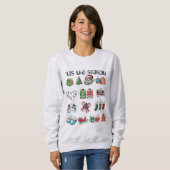 'Das Weihnachtsfest der Jahreszeit Sweatshirt (Vorne ganz)