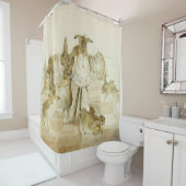 Das Weihnachtsfest der Kaninchen von Beatrix Potte Duschvorhang (Beispiel)