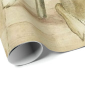 Das Weihnachtsfest der Kaninchen von Beatrix Potte Geschenkpapier (Rolleneckpunkt)