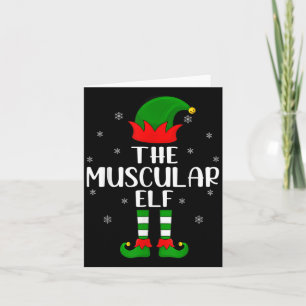 Das Weihnachtsfest der muskulösen Elfen - Party pa Karte