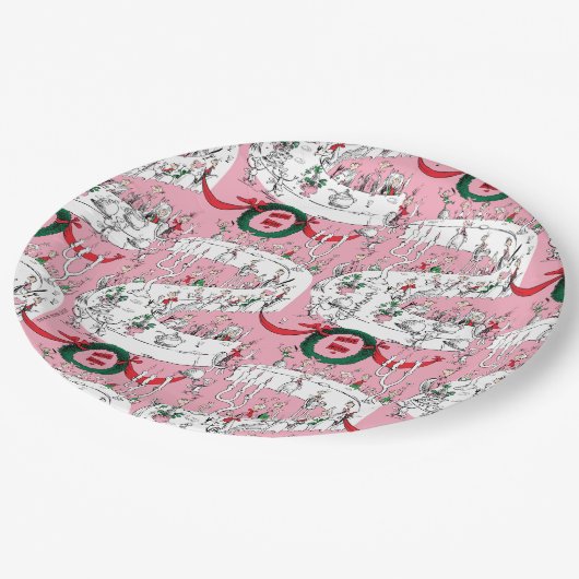 Das Weihnachtsfest der Whos Pappteller (Schrägansicht)