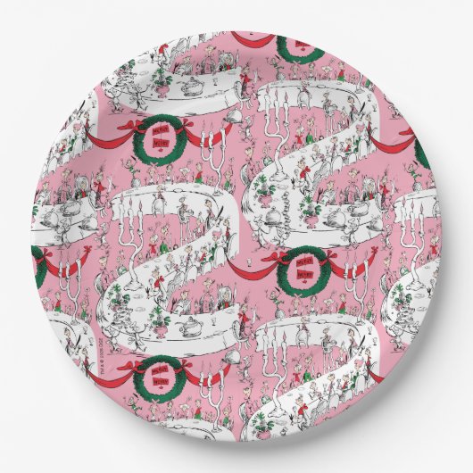 Das Weihnachtsfest der Whos Pappteller (Vorderseite)