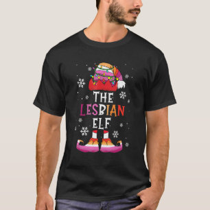 Das Weihnachtsfest des Lesbischen Elfen-Party T-Shirt