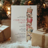 Das Weihnachtsfest des Peeking Nutcrackers - Party Einladung