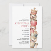 Das Weihnachtsfest des Peeking Nutcrackers - Party Einladung (Vorderseite)