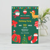 Das Weihnachtsfest Einladung (Stehend Vorderseite)