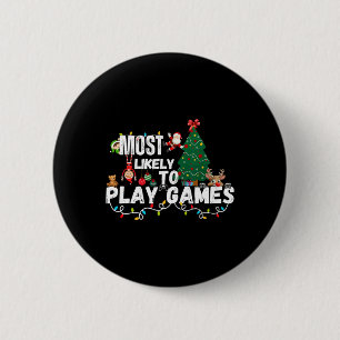 Das Weihnachtsfest für das ganze Familienspiel Button
