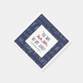 'Das Weihnachtsfest in der Saison ist das Party Serviette (Ecke)