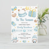 Das Weihnachtsfest in der Saison ist das Weihnacht Einladung (Stehend Vorderseite)