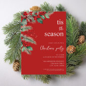 Das Weihnachtsfest in der Saison Modernes Weihnach Einladung