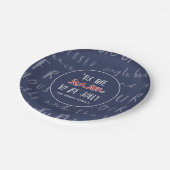 "DAS Weihnachtsfest-Party DER SAISON Pappteller (Schrägansicht)