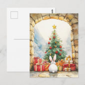 Das Weihnachtsfest Postkarte (Vorne/Hinten)