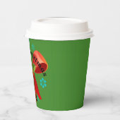 Das Weihnachtsfest (Weihnachtsfeiertag) Pappbecher (Links)