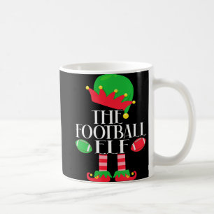 Das Weihnachtsgebäck des Fußballelfen-Party Pajama Kaffeetasse