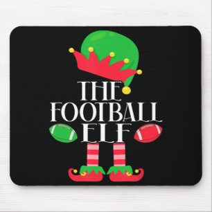 Das Weihnachtsgebäck des Fußballelfen-Party Pajama Mousepad