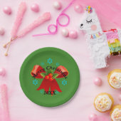 Das Weihnachtsgebäck (Weihnachtsgebäck) Pappteller (Party)