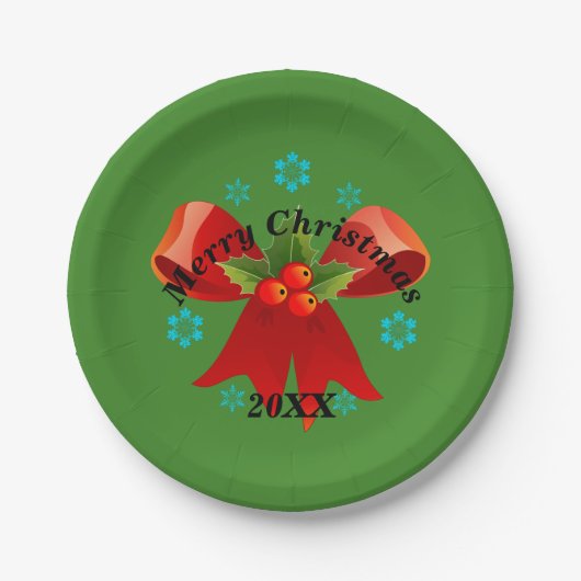 Das Weihnachtsgebäck (Weihnachtsgebäck) Pappteller (Vorderseite)