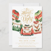 Das Weihnachtsgebäck wird bald zu einem üppigen Sw Einladung (Vorderseite)